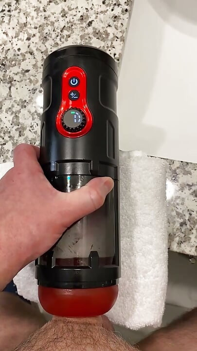 Red Spinning Toy Makes me Cum Twice!