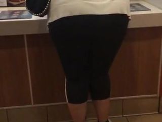 Middle-Aged Latina With A  Round Fat Ass (Slo-Mo)