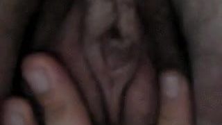 fingering my wifes hairy pussy