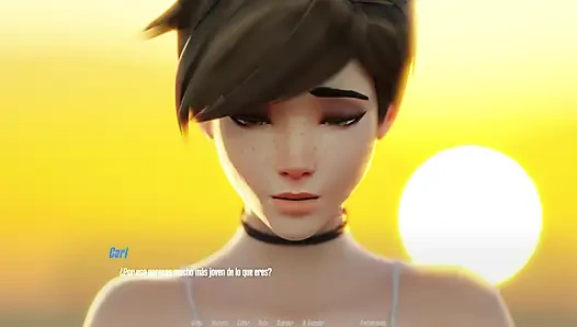 Overwatch XXX - Fucking Tracer's Pussy from Overwatch - Tracer Route