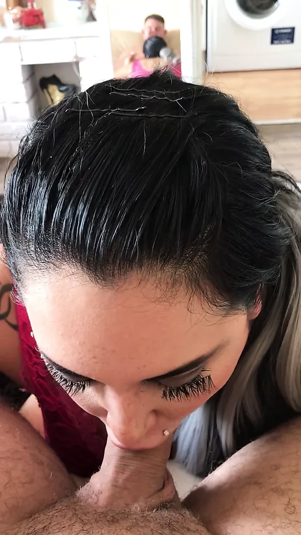 smoking blowjob