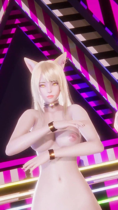 Blackpink - Whistle, Ahri Akali Seraphine, danse nue sexy