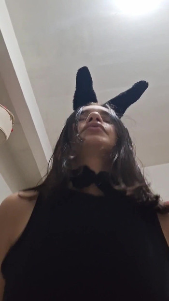 Jaw-dropping moment from "Perfect Brazilian Girl Dressed In Bunny - Gets A Nice Cock In The Middle Of Her Wet Pussy, And ANAL"