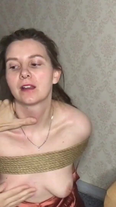 Bound, Hot, Long-Haired Russian MILF - a deep, sloppy blowjob and a hard doggy-style fuck - Lovessie | Clip 2