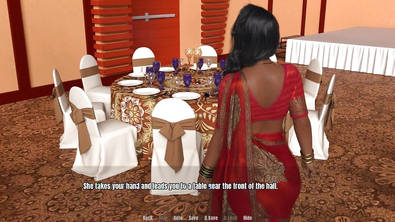 Grandma's house: Indian mature MILF and younger man on wedding ep.45
