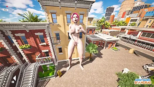 Gameplay raksasa waifu wash simulator bagian 1 - pekerjaan pembersihan pertama untuk vellory