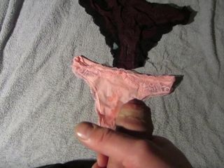 Cum on used thong from 20 yr old