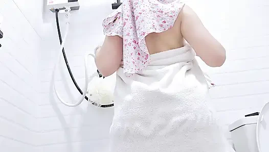 Pov : gadis berhijab menggoda dengan lembut, sensual & ceria.