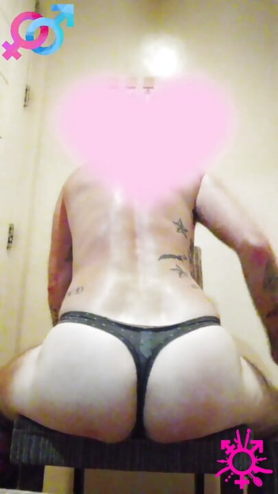Showing off for big cocks in sexy little panties