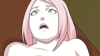 NARUTO FILLS SAKURA'S PUSSY (HENTAI)