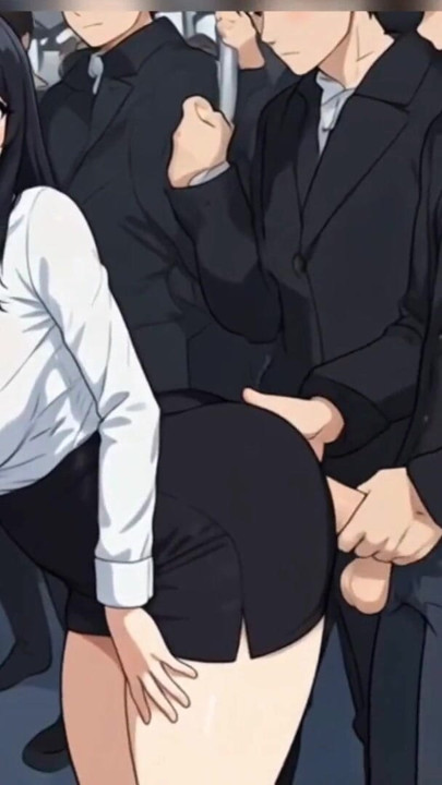 Anime public bus threesome sex ( AI generated ) | Clip 1