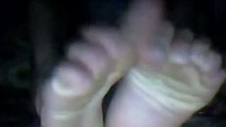 Straight guys feet on webcam #31