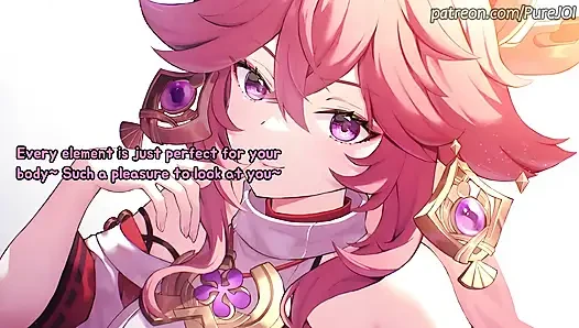 Special feminization training with your girlfriend Yae Miko (Femdom JOI)