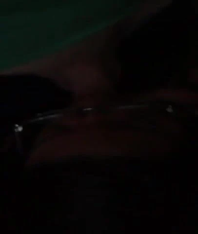 Black Chick sucks Big White Dick after College Party
