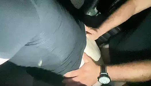 Sissy slut, paid for the fare with her white ass
