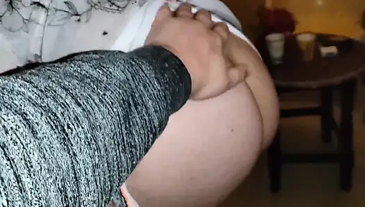 Mısırlı otelde balkony'de riskli sakso ve ağzına boşaldıktan sonra duş