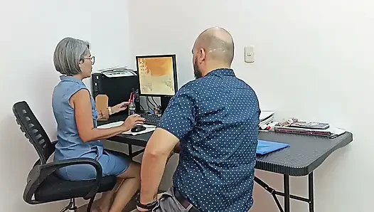 Conducting interviews, and the last one was the best with calvohot70, I couldn't resist. Spanish porn.