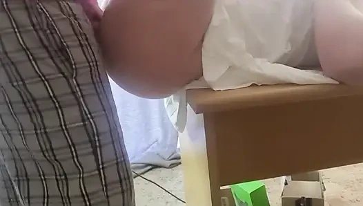 Close up Office Table Fuck