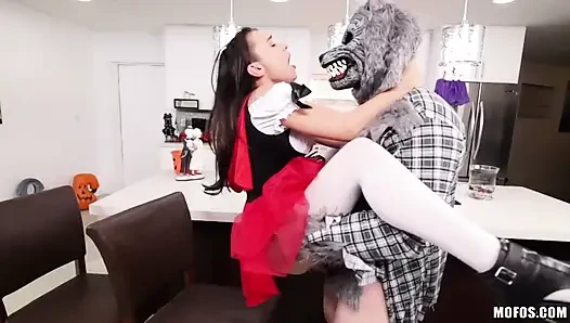 Dont break me - kharlie stone berencana ikutan pesta halloween, tapi setelah kepergok ngentot kontol besar tetangganya