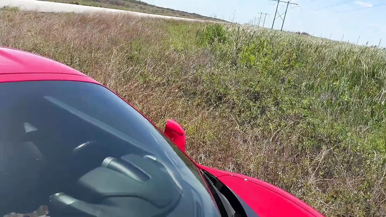 Real Gas Station Pick up Fine Ass Luna Luxe Gets Fucked on Teddy Tarantino's Ferrari