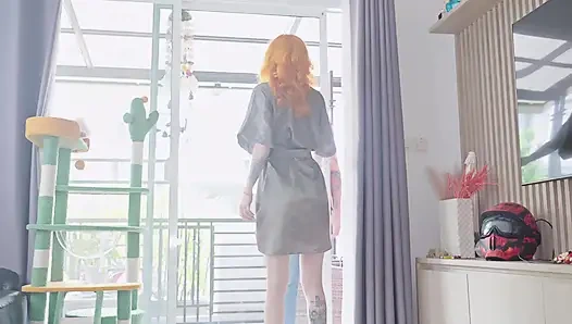 The Plumber Cleaned My "pipes" with His Huge Cock