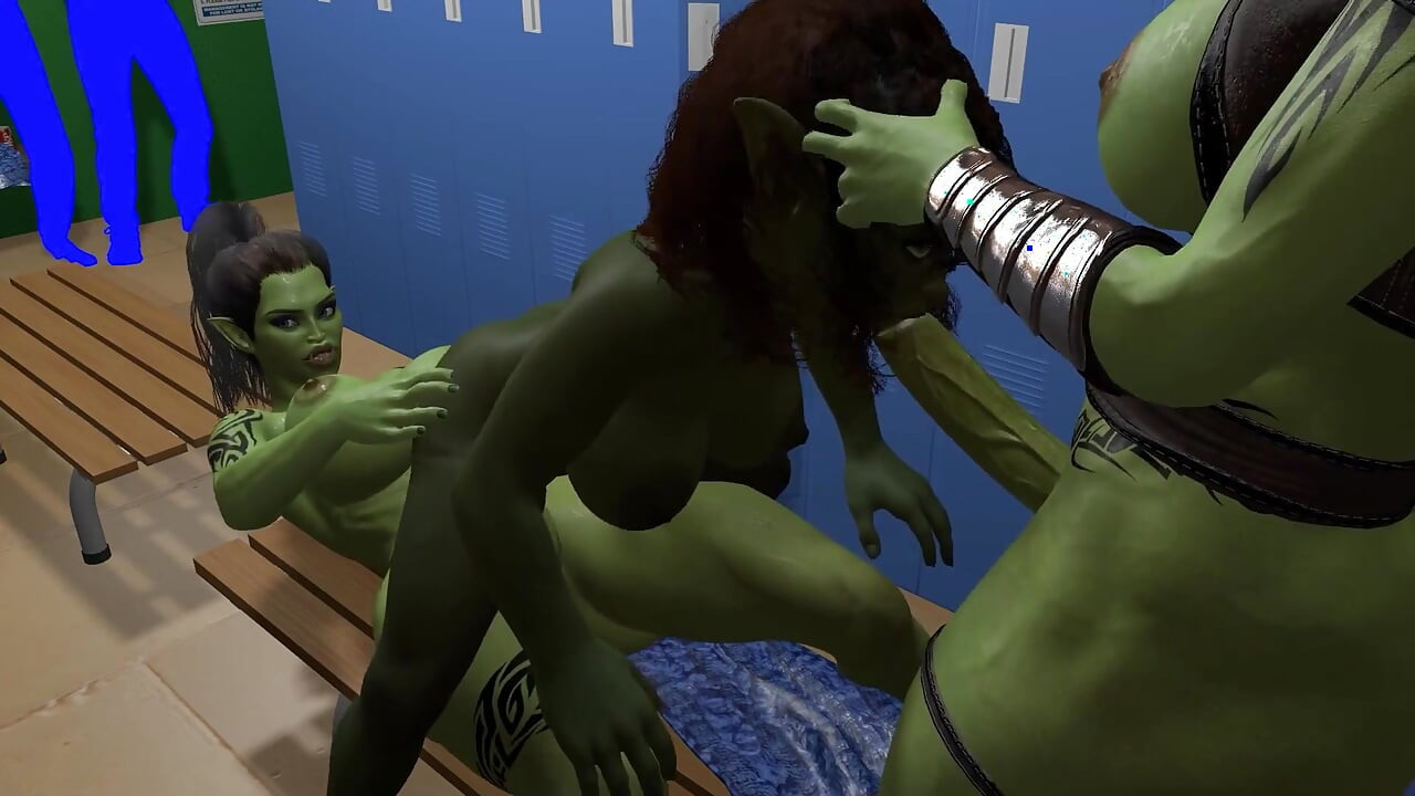 bare stanon vaali Goblin larki futa Orcs dvara jordaar chudaee
