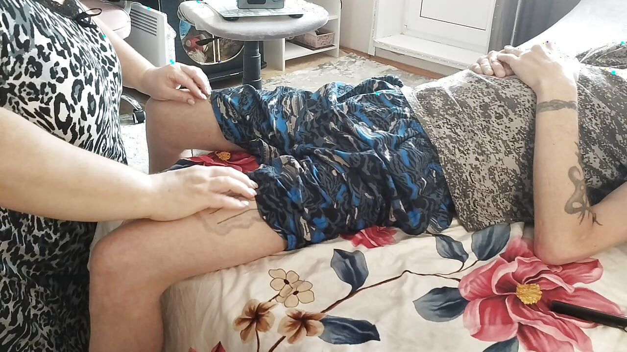 Stepmom gently sucks cock until I cum