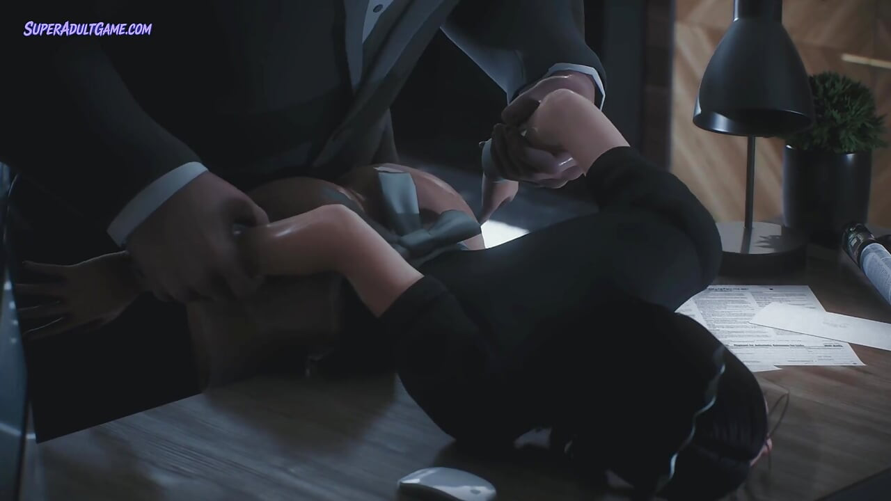 害羞的少女被老闆懲罰並狠狠操（3D逼真無碼）