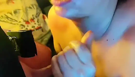 Cumshot compilation, in the mouth, on the face, on the tits and handjob!