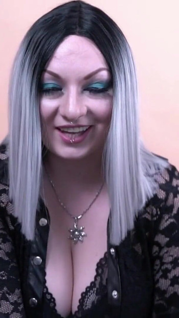 Emotional moment from "PVC Vinyl Black Shiny Leggings Arya Grander Ass FaceSitting"