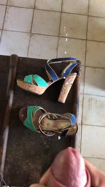 Cum on Wife Sandals