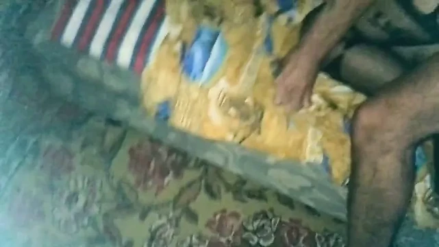 Meeting with double penetration, husband shoots