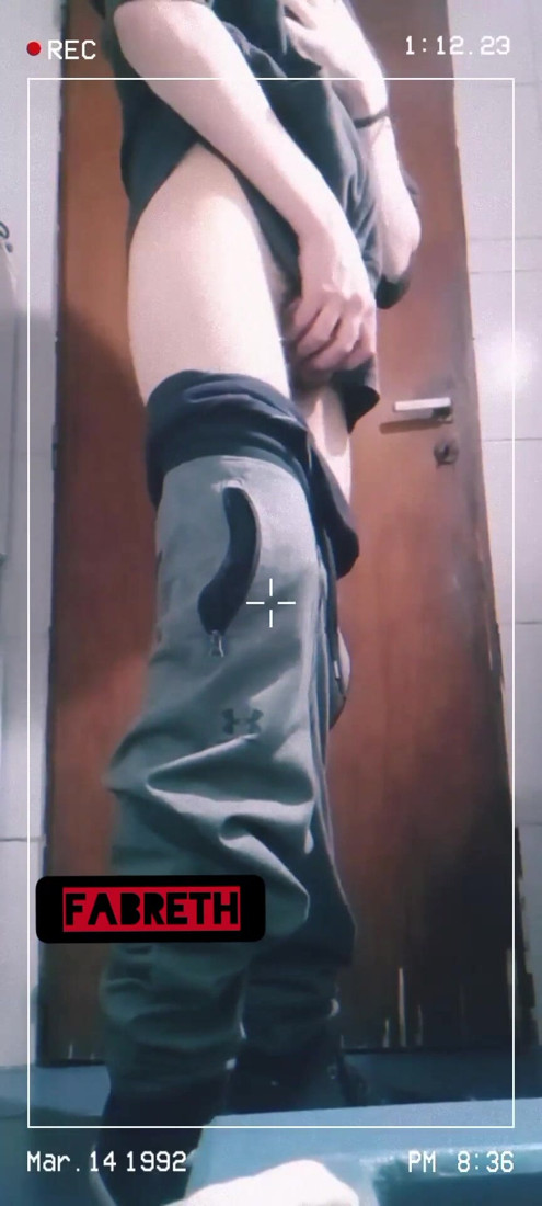 Young Boy tries to masturbate in the school bathroom (he almost got caught!) | Clip 1