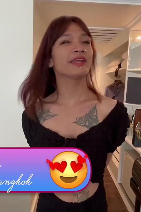 Helloladyboy tailandês pau grande ladyboy martelado por estrangeiro