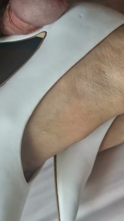 There’s something irresistible about the elegance of a classic white heel in 36 | Clip 1