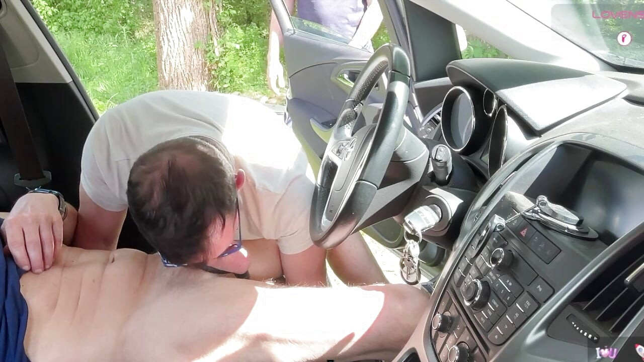 Forest Cruising Trio .Exhibition Turns Into a Hot Encounter