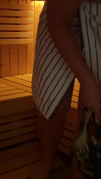 Jaw-dropping moment from "Caught masturbating in public sauna, strangers panties"