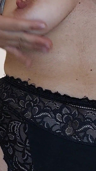 Stunning moment from "Hot latina with big ass, hairy pussy, big tits, big ass. Horny mom undresses and masturbates with moans."