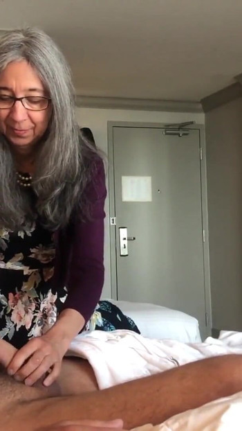 Stunning moment from "Homemade - Boy Caught Masturbating By Mom's Friend in Hotel!"