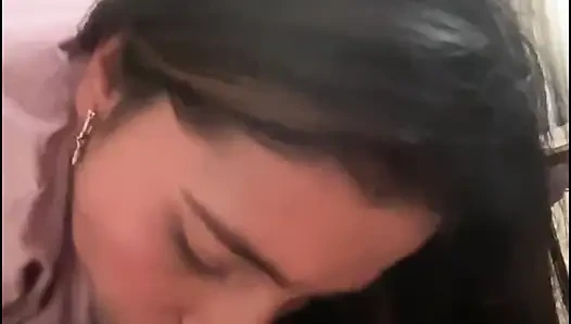 Beautiful Indian Woman with Beautiful Face Sucks Cock and Then Gets Fucked Has an Impressively Big Ass