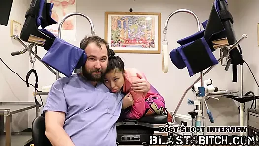 Raya Nguyen Sucks Dick And Gets Fingered By Doctor