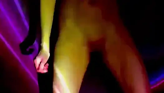 Naked disco girl