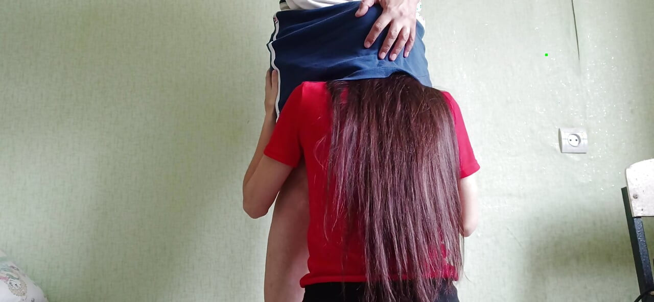 My Shy Neighbor Climbed Under My Skirt Without Asking, but I Liked It