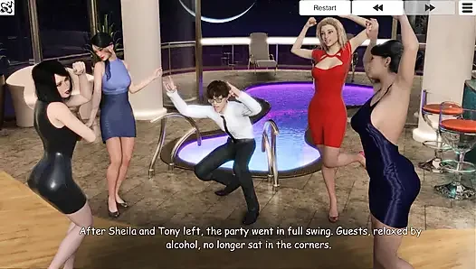 Безумный поворот: босс трахает свою секретаршу на вечеринке дома - эпизод 6