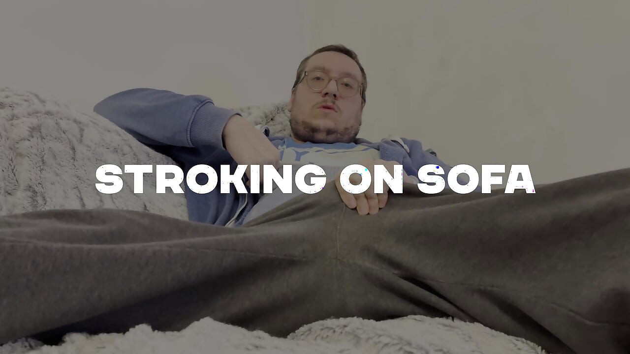 Stroking on Sofa