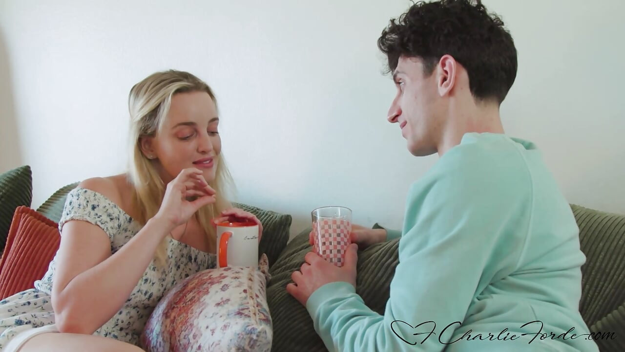 Lusty Charlie Forde Found Thick Cock To Satisfy Her Hungry Pussy