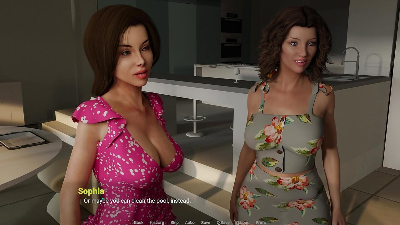 MILF Cheating Threesome - Away From Home #19 - Adult Sex Game Walkthrough