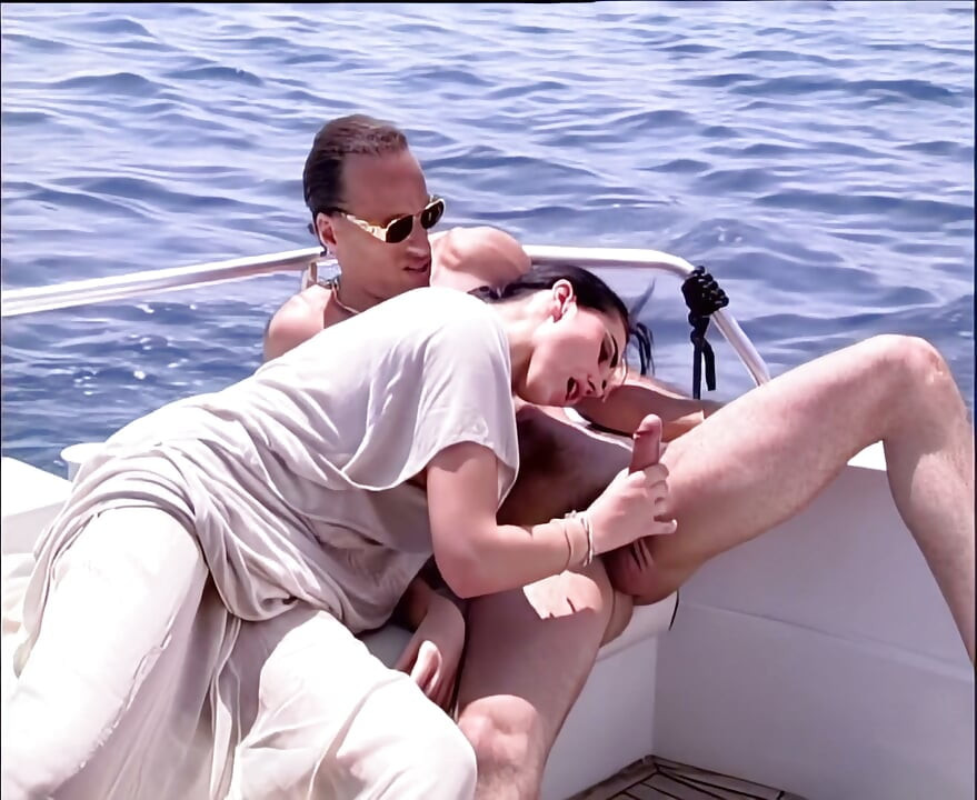 Young Brunette Takes Big Cock of the Sheikh on the Boat