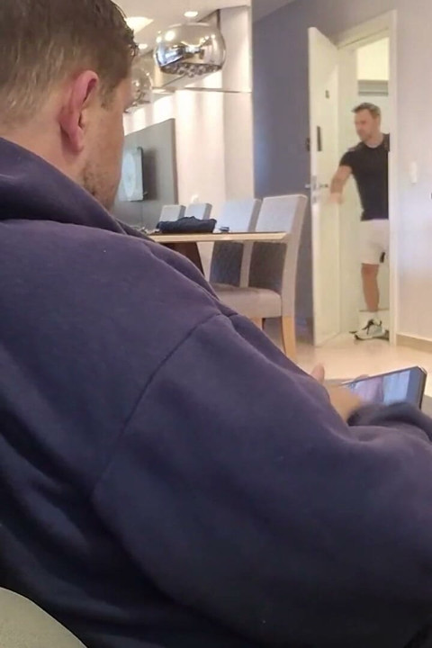 Straight Male Catches Gay Friend Jerking off and Can't Resist Horny and Fucks the Passive