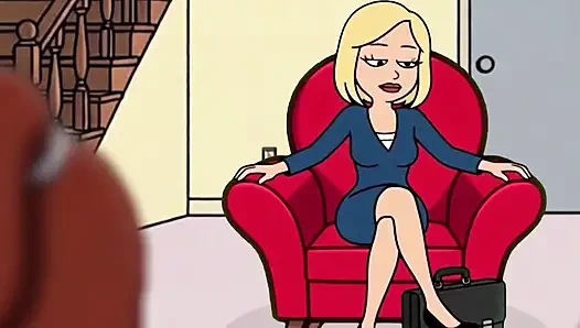 Pengalaman seks anal pertama ibu rumah tangga di depan suaminya